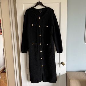 Line & Dot Black Knit Sweater